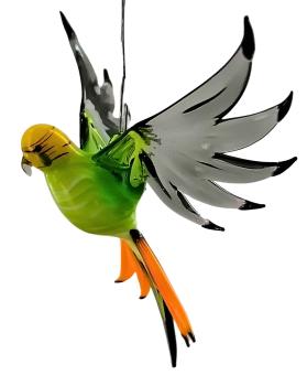 Hängevogel, Wellensittich (gelb-grün-grau)